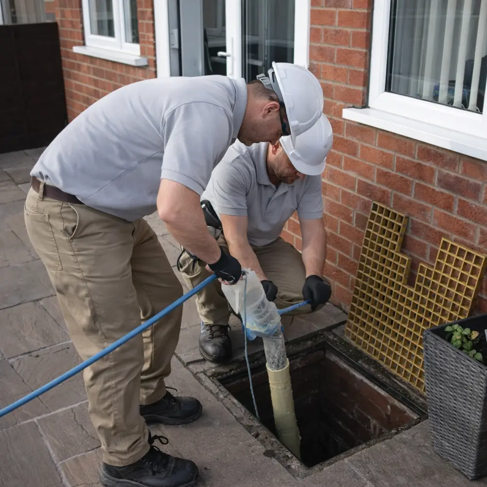 Blocked drain repair service in Bicester